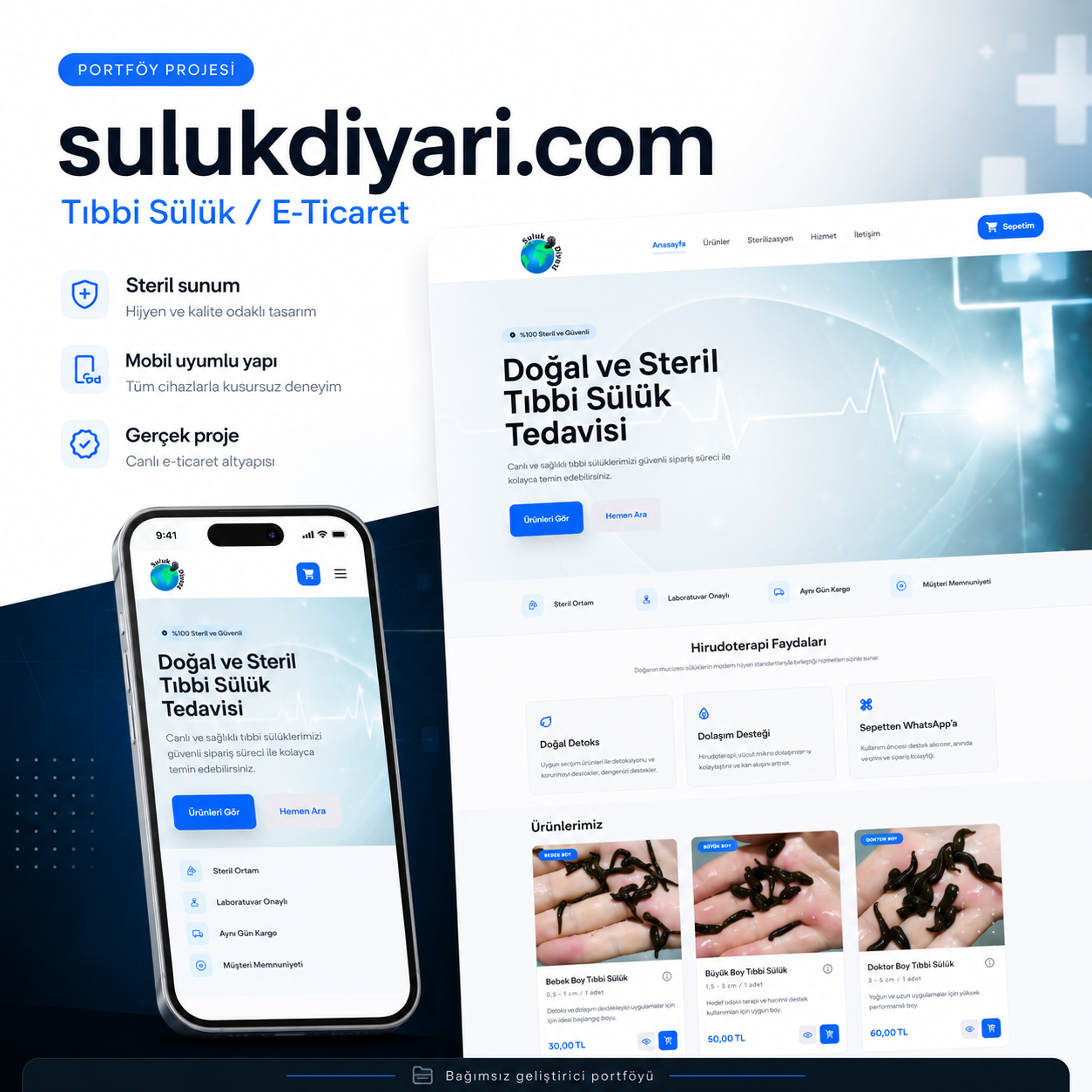 Suluk Diyari medical e-commerce project